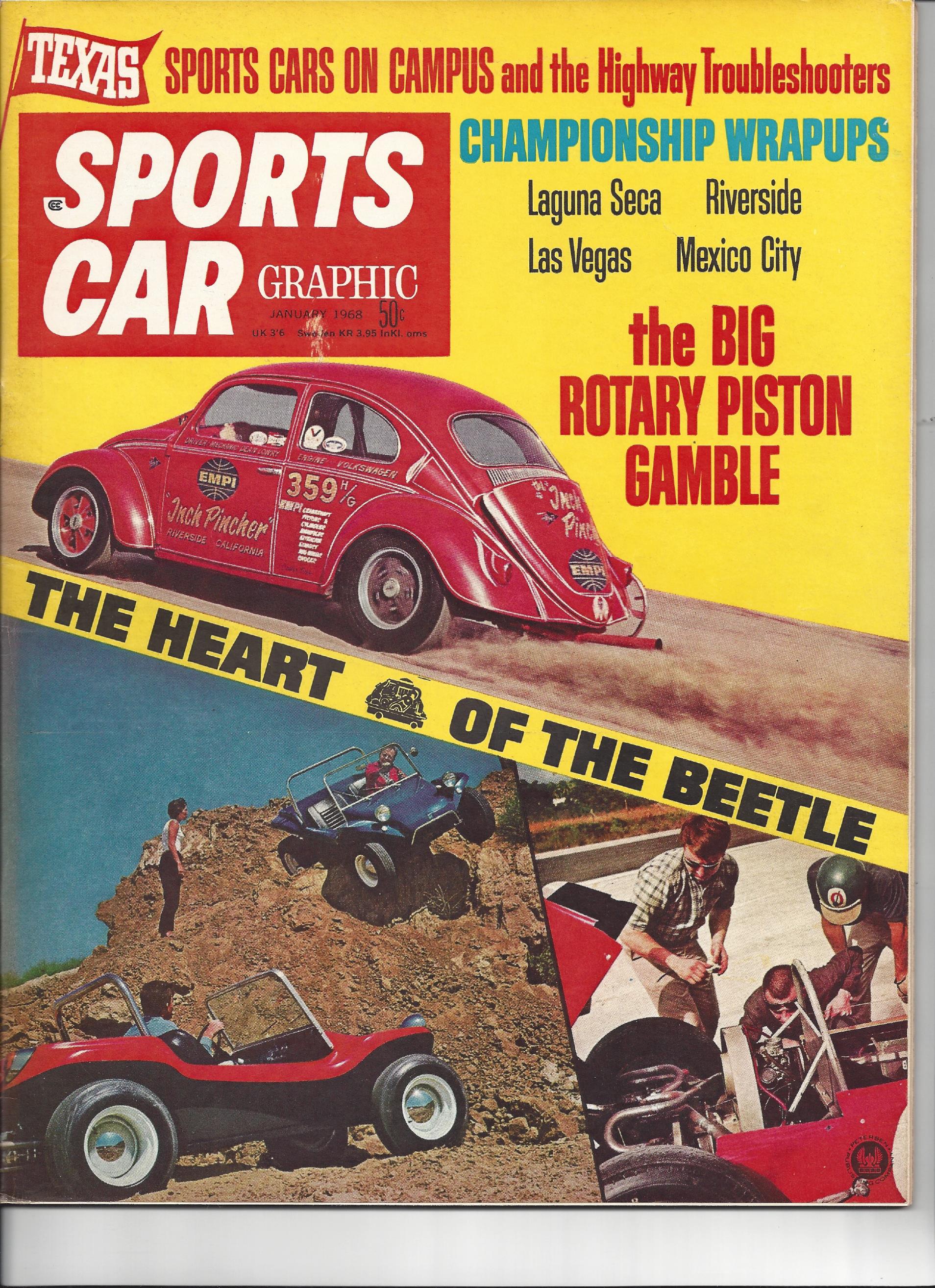Журнал Sports Car Graphic 1968 01